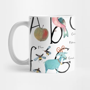 Animal kids ABC alphabet Mug